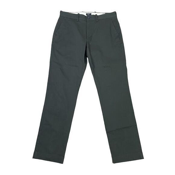 J Crew Athletic Slim Flex Chino Khaki Work Casual Pants US Men's 30x30 New - Picture 1 of 4